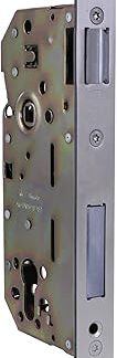 Amig - 5 Lever Mortice Lock | Steel Dead Bolt for Exterior & Front Doors | Reversible Handle | Mortise Lock for Wooden Doors | Sliding Window Security | Silver-Plated Matte, Steel