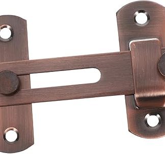 Hemobllo Heavy Duty Stainless Steel Garden Gate Lock and Barn Sliding Door Latch Thickened Flip Bolt for Outdoor Fence Security in Yard and Farm