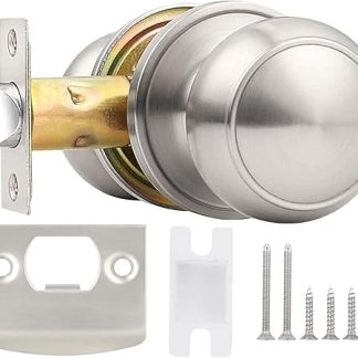 YAOPIU Entry Door Lock Set | Entrance Door Handle,Keyless Knob Replacement Hardware for House Security Apartment Living Bedroom Hotel Nursery Residential