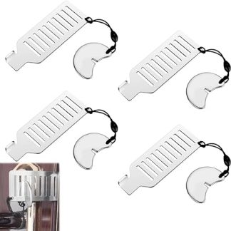 4 Pack Portable Travel Door Lock, No-Drill Safety Latch for Hotels, Apartments & Home Security, Personal Protection for School, Dorm