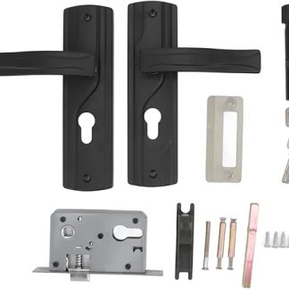 Universal Door Handle Lock with Keys, Silent Lever Lock Bearing Door Handle Locks Pack, Internal Door Locks for Home Bedroom
