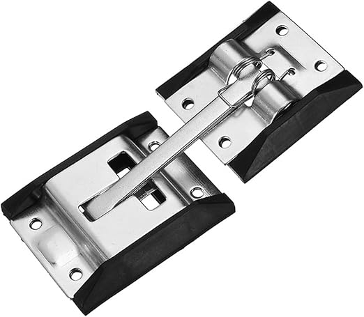 KENGAA Locks&Hardware Fit For 1Set 4inch-Metal Steel Door Lock Hook-RV-Camper-Horse-Work-Enclosed-Trailer-Door-Stop-Holder-Latch-Kit