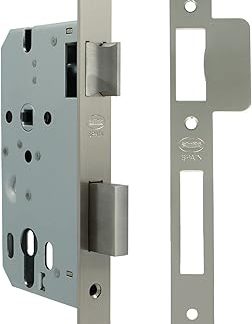 Amig Mod. 332 Door Lock, Silver Matte