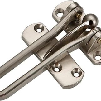 Anti-Theft Buckle Door Lock Buckle Safety Chain Door Buckle Door Chain Back Lock Safety Hotel Bolt(Sliver)