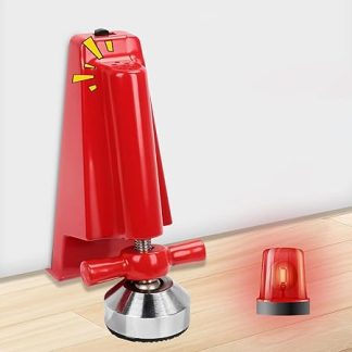Portable Alarm Door Stopper,Indoors Alarm Door Stopper,Heavy Duty Alarm Doorstop,Door Lock Brace for Home Hotel Travel Intruder Alert Detection and Personal Protection