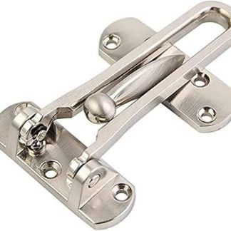 Door Chain Lock, Door Safety Chain,Door Latches Lock,1Pc Zinc Alloy Door Bolt Sliding Lock Bolt Anti-Theft Lock Hotel Office Security Chain Gate Cabinet Latches Decorative Hardware(S)