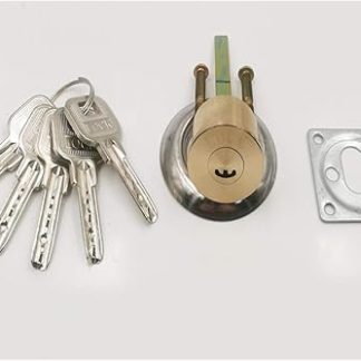 Upvc Door Locks,Cylinder Lock Copper Door Lock Cylinder With 6 Key Rotary Switch For Replacement Parts Hardware(C)