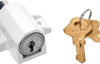 Yale Locks P114WE Patio Door Lock - White Finish (Visi Pack)