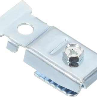 PATIKIL Bifold Door Hardware, 0.7 Inch Locking Device Bi-Fold Door Top and Bottom Brackets Pivot and Guide Wheel Repair for Folding Pocket Barn Door, Silver