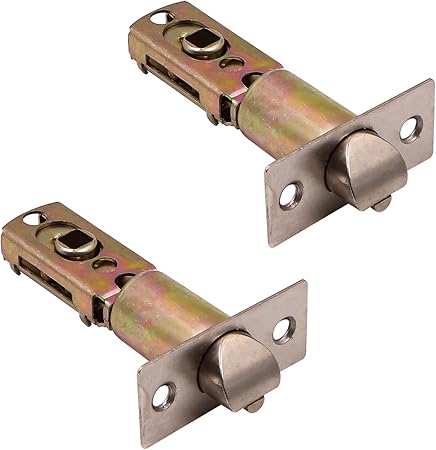 2Pcs ZONADAH Adjustable Deadlatch Lock Tongue Lock Core Keyless Entry Door Lock Replacement Latch Security Door Latch Smart Door Locks Accessories 60 or 70mm