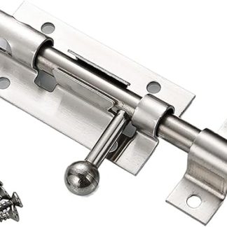 ZFIHAV Slide Lock 2 Pcs Safety Stainless Steel Door Bolt Lock Heavy-duty Door Bolt Latch Door Exposed Accessories Home Hardware