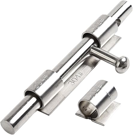 1Pcs Stainless Steel Door Bolt Sliding Lock Barrel Bolt Hasp Staple Gate Safety Door Latch Home Garden Latch Hardware