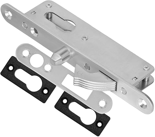 KOTARBAU® Sliding Door Mortice Lock with Guide Bolt and Hook Trap Lock