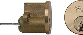 Yale Locks P1109 Replacement Rim Cylinder 2 Keys Brass Visi Pack