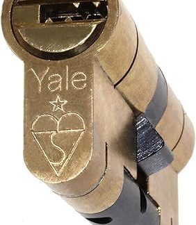 30/40 Brass YALE Superior Euro Cylinder with 3 Keys Anti Snap / Bump / Pick / Drill / Pull High Security uPVC Composite Door Barrel Profile Lock