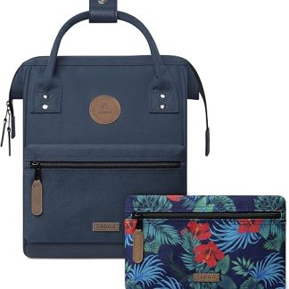 CABAIA Sac à Dos Déperlant - Système MOLLE et Design Tendance pour Homme et Femme - Nylon Résistant, Confort Rembourré - Idéal Voyage, Ecole, Affaires - Bleu