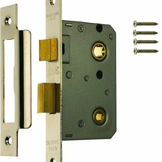 Era 243-61 2.5-inch/ 64mm Bathroom Sashlock - Chrome Effect