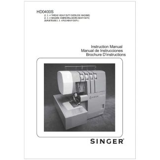 Руководство по эксплуатации сверхпрочного оверлока Singer HD0400S