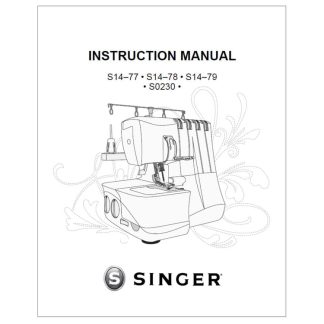 Инструкция по эксплуатации Singer S0230