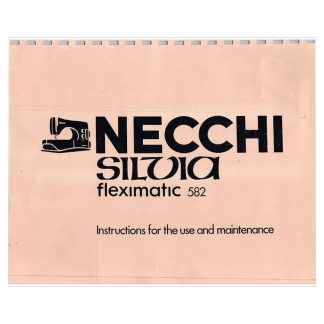 Руководство по эксплуатации Necchi 582