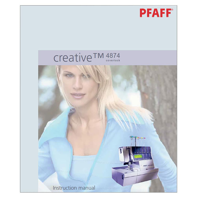 Руководство по эксплуатации для Pfaff Creative Coverlock 4874