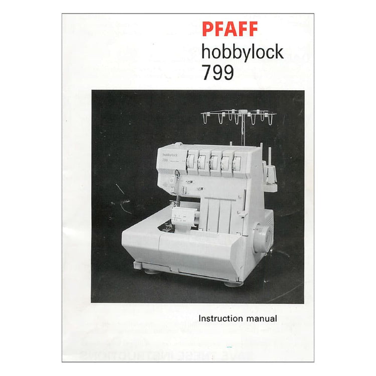 Руководство по эксплуатации Pfaff Hobbylock 799