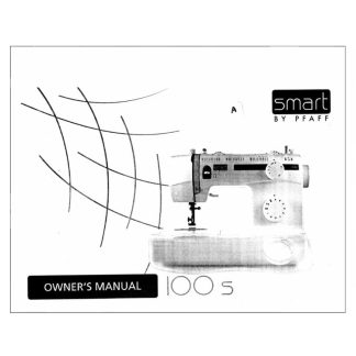 Руководство по эксплуатации Pfaff Smart 100S