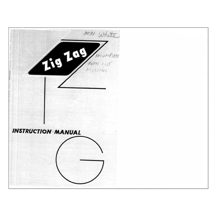 Руководство по эксплуатации White 2031